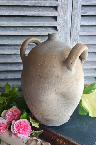 Ancien pot cruche faisselle - ancien,