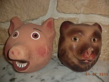 Masques de carnaval ancien en