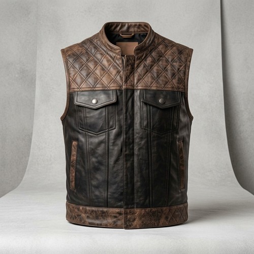 Men premium distressed brown - premium,