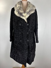 Manteau en astrakan Vintage
