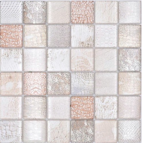 Mosaïque murale forest beige - murale,