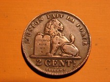 BELGIQUE. 2 CENTIMES 1912