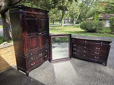 Magnussen Home Furniture Joplin Bedroom Set, Armoire Cabinet, Dresser, Mirror