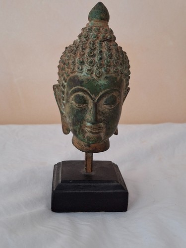 Sculpture tête bouddha - sculpture,