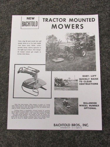 Vintage bachtold tractor - vintage,