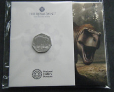 2024 Tyrannosaurus Dinosaur 50p Coin BU Pack Natural History Museum - in stock