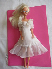 BARBIE in WHITE DRESS and LACE (76-14)