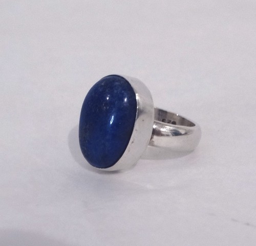 Bague argent 925 lapis - argent,