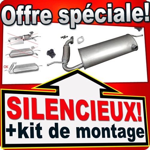 Silencieux arriere pour smart - silencieux,