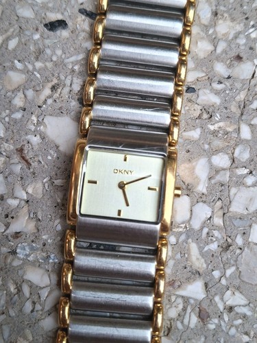 Montre quartz bicolore en - à,