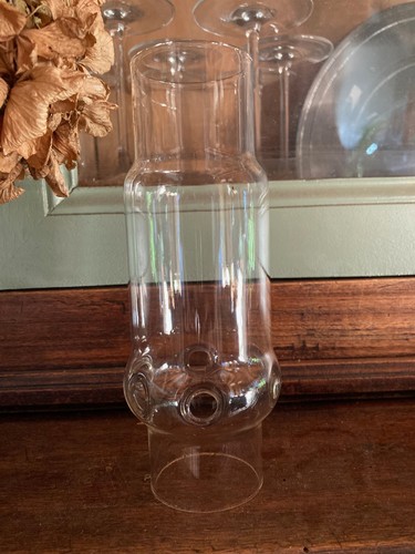 Ancien verre lampe huile - lampe,