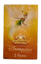 DISNEY PASSPORT "20 years old" 2 parks fairy bell