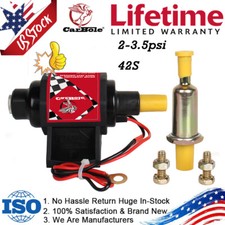 Universal 2-3.5 PSI Micro Fuel Pump Gasoline Diesel Low Pressure 42 GPH 12 Volt