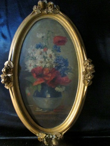 Peinture huile sur bois - peinture,