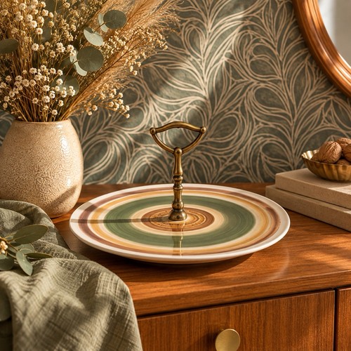 Plat présentation vintage - plat, de