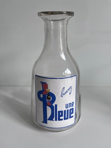 Ancienne carafe publicitaire - ancienne,