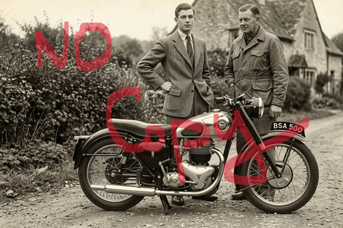 Moto bsa vers - moto, 1955