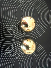 paire de boules laiton doré