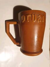 ANCIEN BOCK. CHOPE BIERE ORVAL EN GRES. BRASSERIE TRAPPISTE BELGE. BELGIQUE