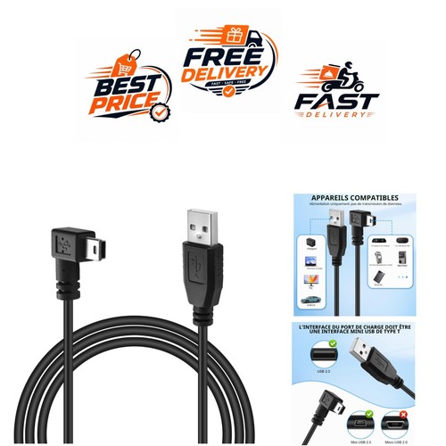 Câble usb mini m - usb, pour