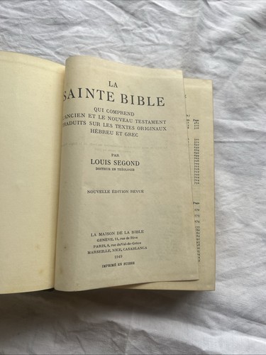 Sainte bible maison - la,