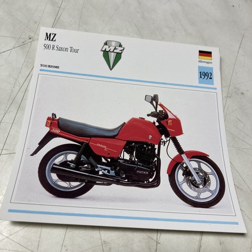 500 saxon tour 1992 - r, carte