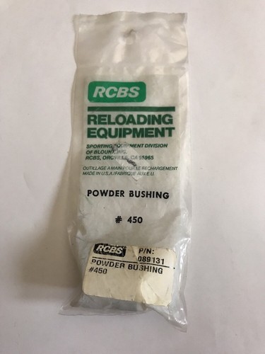 Rcbs poudre bushing 450 - poudre, #450