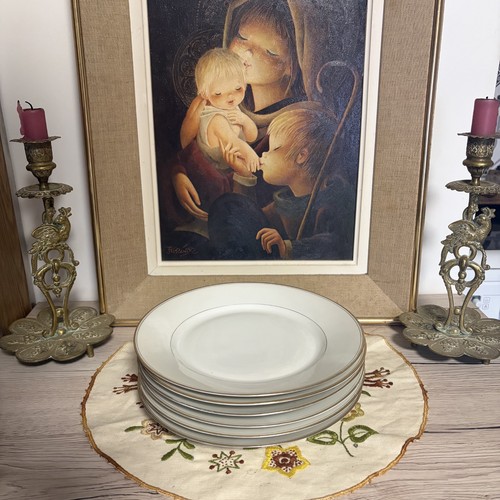 Lot 6 assiettes - de,