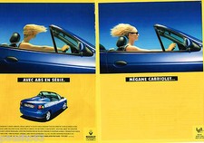 ADVERTISEMENT ADVERTISING 055 1998 RENAULT MEGANE CABRIOLET (2 pages)