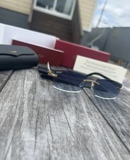 Cartier Buffalo horn Sunglasses Authentic