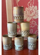 6 Chopes Anciennes Céramique MARIUS BESSONE à VALLAURIS 50/60, capron/picault...