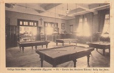 CP EGYPT ALEXANDRIA COLLEGE ST. MARK CIRCLE GAMES ROOM - BILLIARDS - 98667