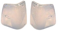 TURN SIGNAL LAMP LIGHT LENS pair VOLVO 240 1986-93 set of 2 - 1312624 1312631