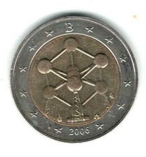 Belgium Belgium Belgique: S 223 km 241 €2 Euro 2006 Atomium