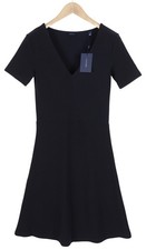 Robe Femme Gant En Rib Bleu