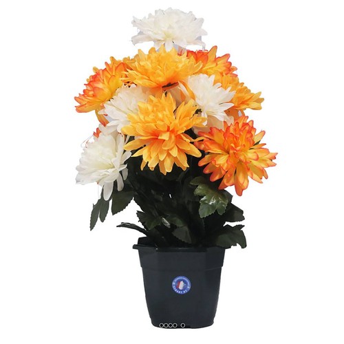 Pot fleurs artificielles pour
