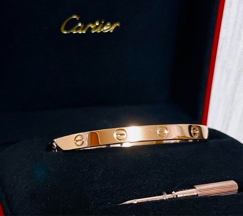 Bracelet cartier love rose - cartier,
