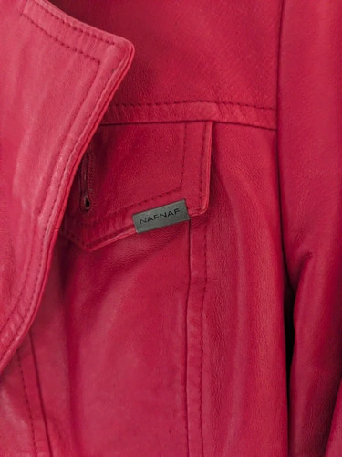 Veste cuir marque nafnaf - en,