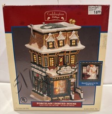 Lemax Caddington Village Amy's Bridal Shoppe Porcelain Lighted House 2002