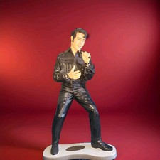 Elvis Presley 1968 Comeback Special Figurine Signature Product  W/ Box Vintage