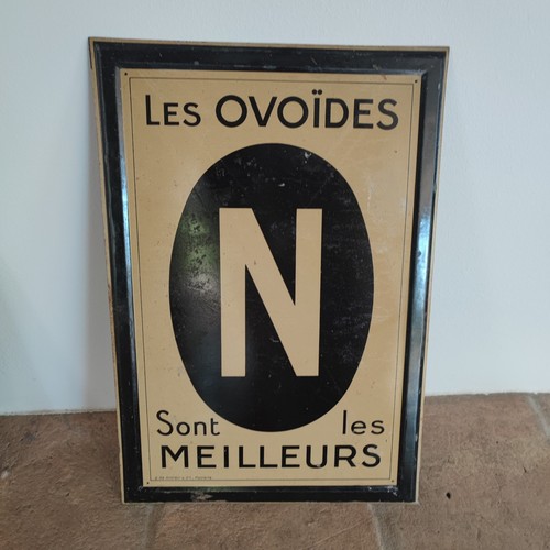 Ancienne tôle les ovoides - ancienne,