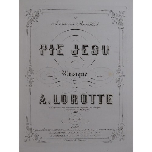 Lorotte pie jesu chant - a.,