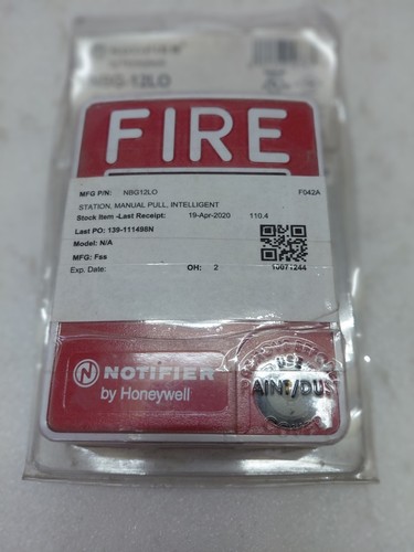 Honeywell notifier nbg - notifier, nbg-12lo