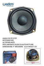 Haut-Parleur Auto 4" 200W 12V