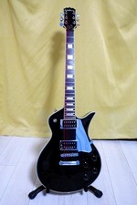 Washburn PS7200 Paul Stanley Black Custom Electric Guitar with Case Japan
