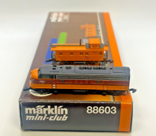Z Scale Marklin 88603 EMD F7A Diesel Milwaukee Railroad Loco Set With Caboose(A)