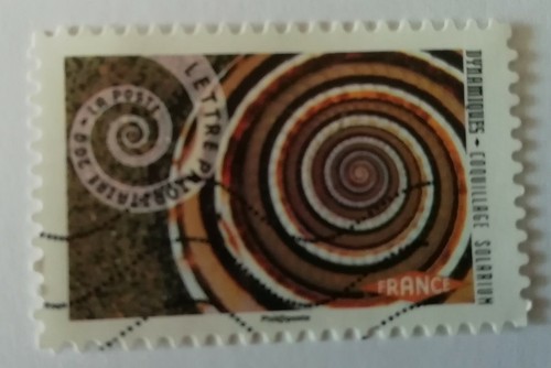 Timbre france coquillage - france,
