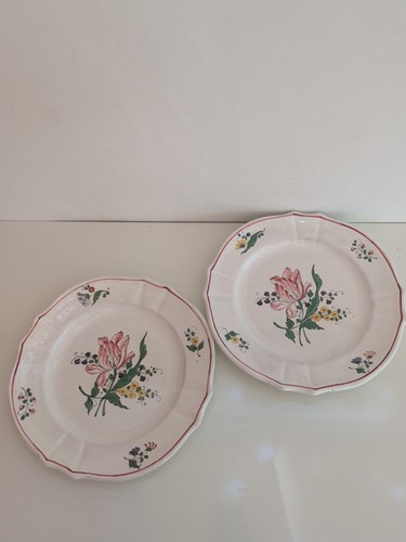 Paire assiettes deruta italie - assiettes,