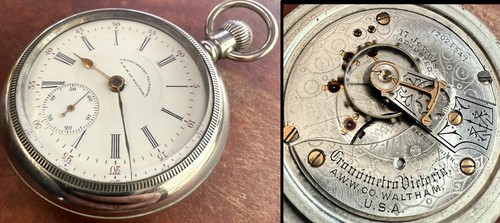 Chronomètre poche waltham - poche,