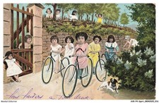 AVRP4-0190-SPORT - LITTLE GIRLS WITH BICYCLES